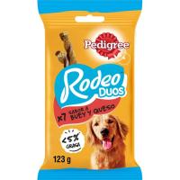 PEDIGREE RODEO DUOS txakurrentzako gazta-idi jakia, paketea 123 g