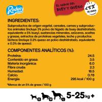 PEDIGREE RODEO DUOS txakurrentzako gazta-idi jakia, paketea 123 g