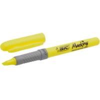 Marcador fluorescente, 11 colores, Highlighters Grip BIC, pack 12 uds