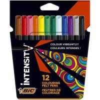 Rotuladores de colores intensos surtidos Intensity BIC, Caja 12 uds