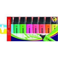 Marcador fluorescente, colores surtidos Neon Boss STABILO, Pack 8 uds