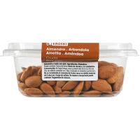 Almendra cruda con piel EROSKI, tarrina 185 g
