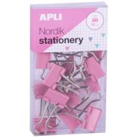 Pinza pala abatible 19mm, 4 colores ¿Cuál te llegará? Nordik APLI, caja 15 uds