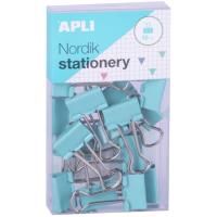 Pinza pala abatible 19mm, 4 colores ¿Cuál te llegará? Nordik APLI, caja 15 uds