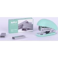 Grapadora mini Nodick + 1000 grapas nº22/6-24/6,  4 colores ¿Cuál te llegará? APLI