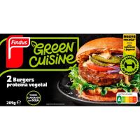 Burger 0% carne GREEN CUISINE, caja 209 g