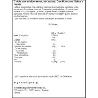 Chicle menta TRIDENT ORAL-B, 4 uds, paquete 51 g