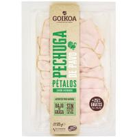 Pechuga de pavo pétalos GOIKOA, bandeja 125 g