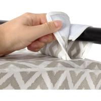 Estanteria colgante Daman, 6 baldas, beige con rombos COMPACTOR, 128x30x30 cm
