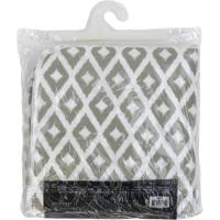 Caja bolsa almacenaje Daman, cremallera, beige con rombos COMPACTOR, 46x46x20,5 cm