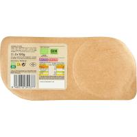 Hamburguesa de vacuno EROSKI NATUR BIO, pack 2x120 g
