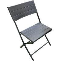 Set Laredo antracita, mesa 60x60x70 cm  y 2 sillas 45x55x80cm
