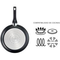 Sartén de aluminio Jordi Cruz, apto para todo tipo de cocinas TEFAL, Ø20 cm
