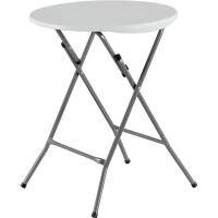 Mesa Horeca plegable blanca  Ø60 cm, 1 ud