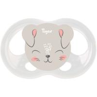 Chupete fisiológico silicona Soft-reduce irritaciones,  6 a 18meses TIGEX, 2uds