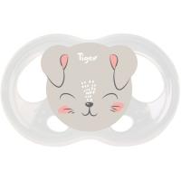 Chupete fisiológico silicona Soft-reduce irritaciones,  6 a 18meses TIGEX, 2uds