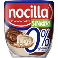 Crema de cacao 0% chocoleche duo NOCILLA, vaso 180 g