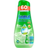 Lavavajillas gel verde nature SOMAT, botella 60 dosis