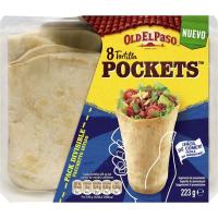 Tortilla pockets OLD EL PASO, paquete 223 g