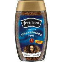 Café soluble descafeinado forte FORTALEZA, frasco 200 g