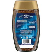 Café soluble descafeinado forte FORTALEZA, frasco 200 g