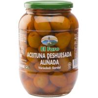 Aceitunas gordal deshuesada EL FARO, frasco 400 g