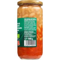 Alubias con verduras EROSKI BIO/ECO, frasco 700 g