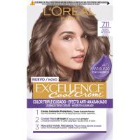 Tinte 7.11 rubio ceniza EXCELLENCE Color Cream, pack 1 ud