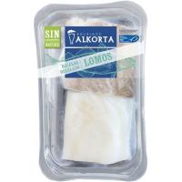 Lomos extra de bacalao desalado ALKORTA Nature, pack 2x135 g