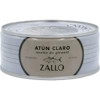 Atún claro en aceite de girasol ZALLO, lata 280 g
