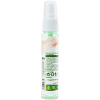 Solución hidroalcohólica 70% alcohol, perfume masculino ABC, spray 30 ml