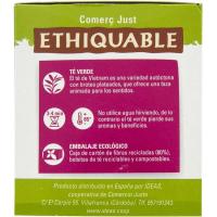 Té verde con hibisco y jengibre bio ETHIQUABLE, caja 20 sobres