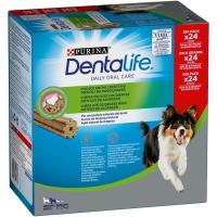 Snack dental perro mediano DENTALIFE, 24 uds, paquete 552 g