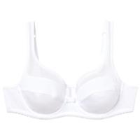 Sujetador mujer con aro algodón orgánico, blanco DIM, talla 95B
