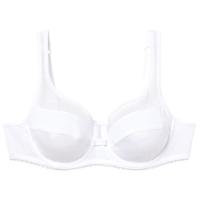 Sujetador mujer con aro algodón orgánico, blanco DIM, talla 105B