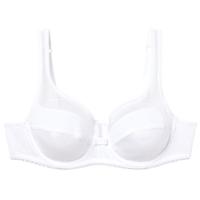 Sujetador mujer con aro algodón orgánico, blanco DIM, talla 100C