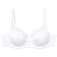 Sujetador mujer con aro algodón orgánico, blanco DIM, talla 105C