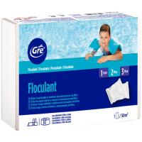 Cartuchos floculantes 125 g GRE, pack 1 kg