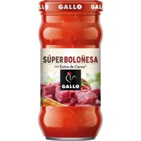 Salsa para pasta súper boloñesa GALLO, frasco 350 g