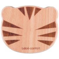 Cacabel de madera el tigre, efecto de caída y tintineo con una campana , promueve  el agarre, madera de haya 100% certificada de bosques gestionados de forma sostenible BEBE CONFORT