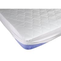 Cubrecolchon impermeable, trasnpirable y antiacaros, 100% poliéster EROSKI