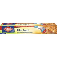 Film transparente 2en1 ALBAL, rollo 15 metros