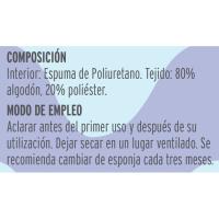 Esponja de rizo BELLE, pack 2 uds