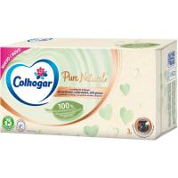 Pañuelo facial COLHOGAR Pure Natural, caja 80 uds