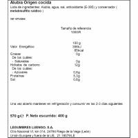 Alubia riñon cocida IGP LUENGO ORIGEN, frasco 570 g