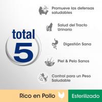 Alimento de pollo gato esterilizado PERFECT FIT, paquete 1.400 g