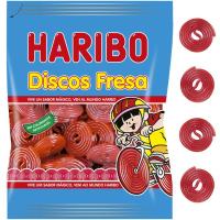 Discos de fresa HARIBO, bolsa 80 g