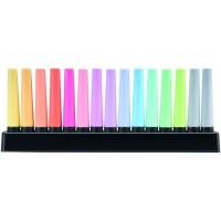 Marcador fluorescente con peana, colores surtidos pastel Boss STABILO, Set 15 uds