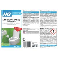 HG bainugeletarako higienizatzailea, pistola 500 ml