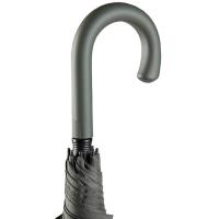 Paraguas largo automático, montura metal, 8 varillas de fibra de vidrio